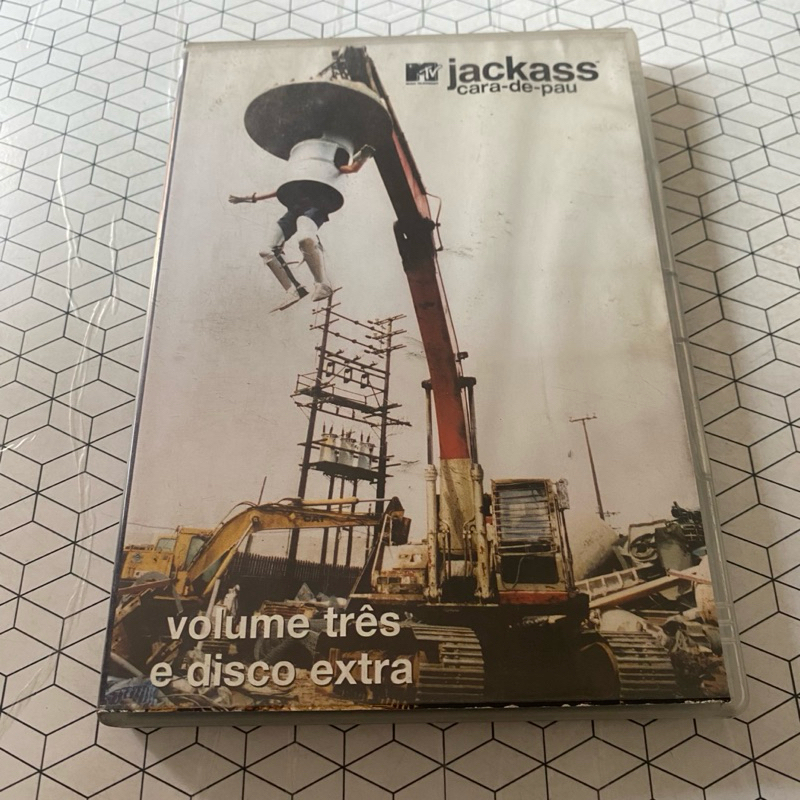 Dvd original Jackass cara-de-pau volume três e disco extra
