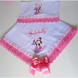 Kit Fraldas de bebê 2 peças Luxo personalizadas em Oferta na Shopee