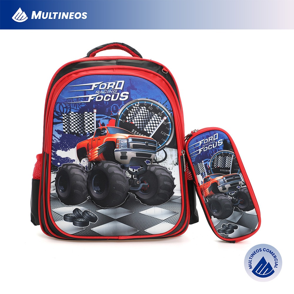 Bolsa Escolar Com Estojo Meninos/Meninas ultra Leve À Prova D'água Infantil 1-3-6 Multineos Pronto Entrega em Oferta na Shopee