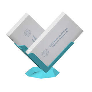 EXPOSITOR PORTA CARTÃO DE VISITA/SUPORTE PARA CARTÕES/DECORAÇÃO - IMPRESSÃO 3D em Oferta na Shopee