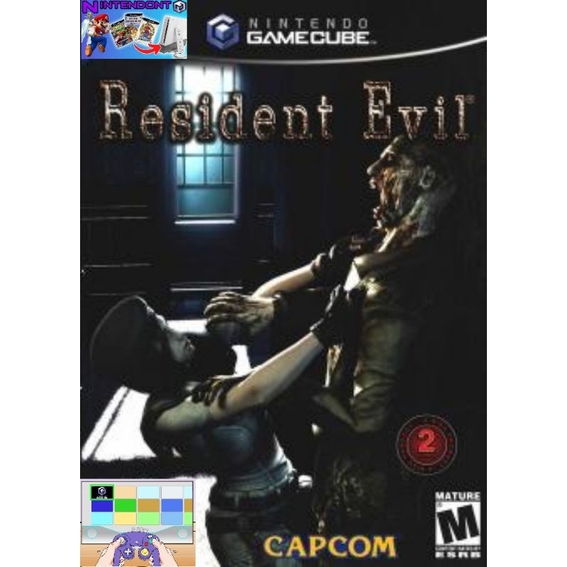 Resident Evil (2 DISCOS) /GAME CUBE/ PARA NINTENDO (WII) DESBLOQUEADO/ MÍDIA FÍSICA