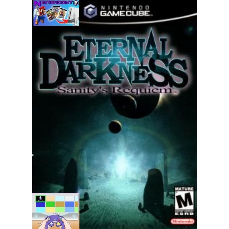 Eternal Darkness GAMECUBE/ PARA NINTENDO (WII) DESBLOQUEIO/ MÍDIA FÍSICA