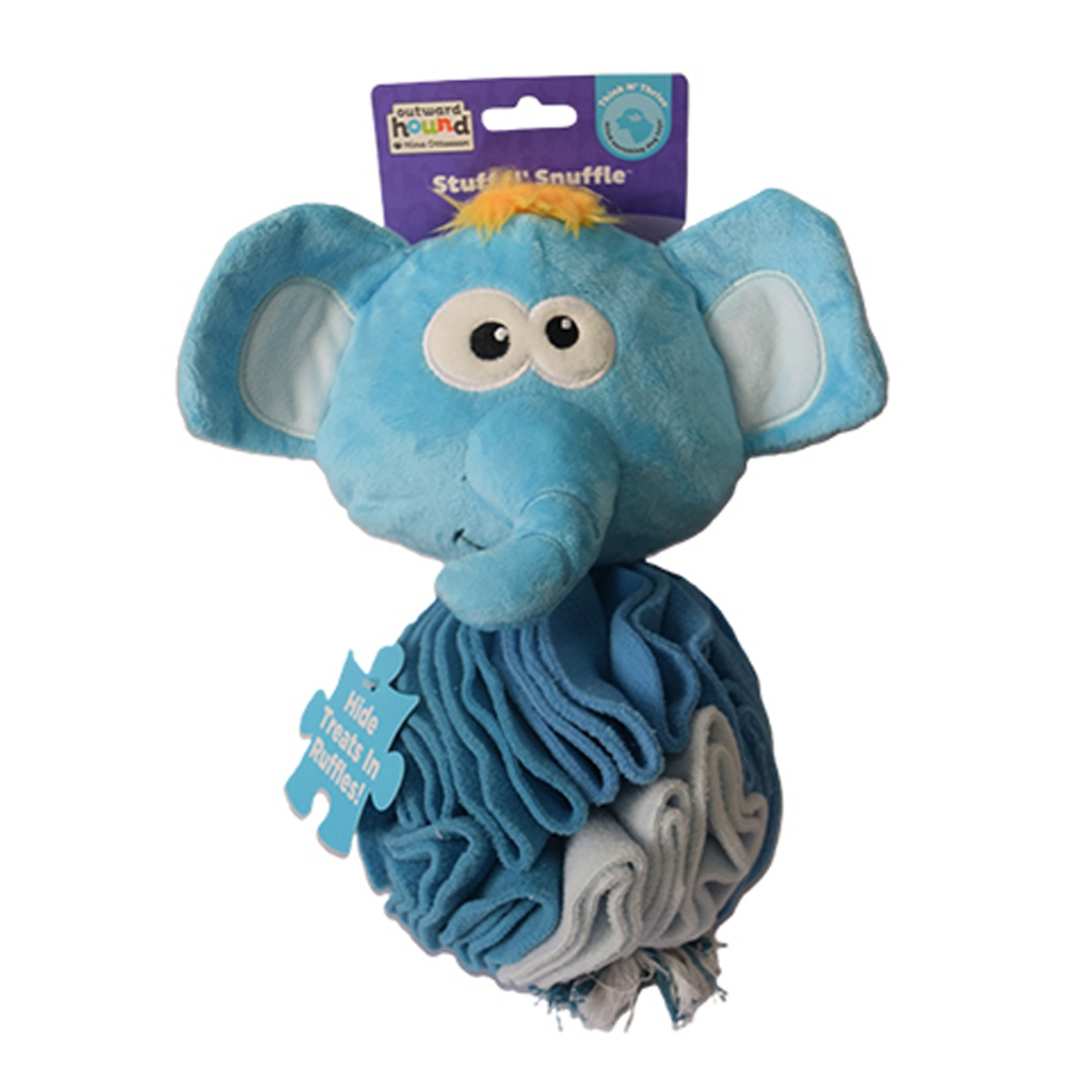 Stuff N' Snuffle Elefante - Pelúcia Recheável para Cães