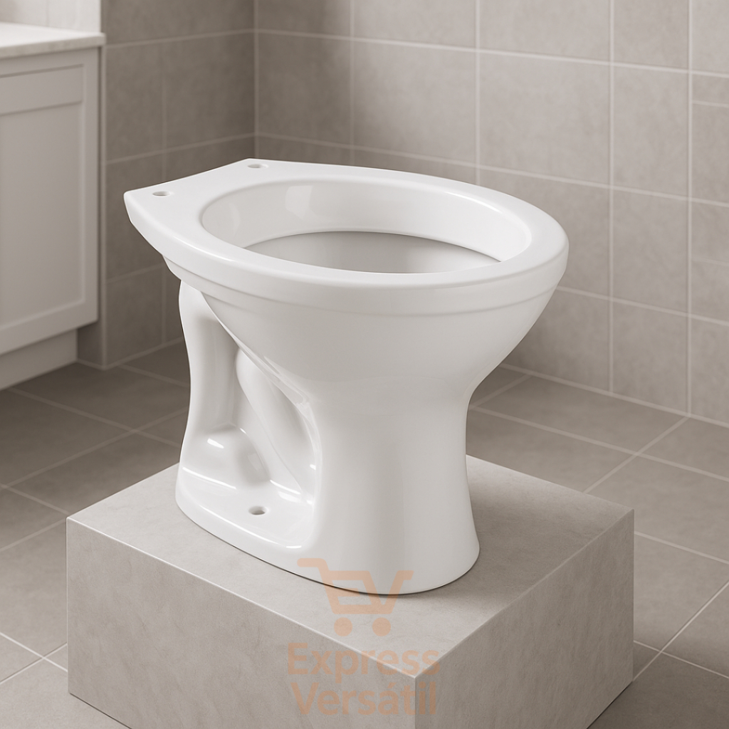 VASO SANITÁRIO BACIA SABARÁ CONVENCIONAL SIFONADA OVAL CERÂMICA ICASA