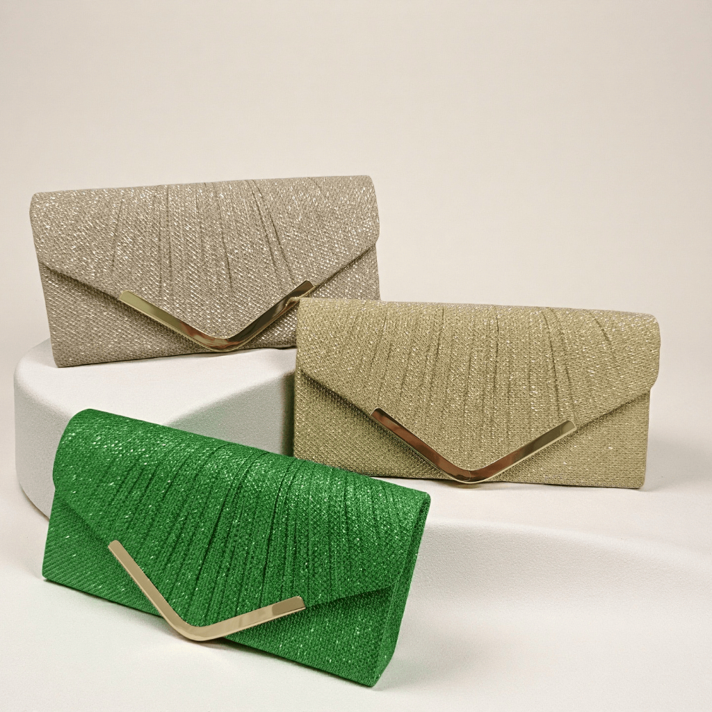 Bolsa Tiracolo Carteira Feminina Com Glitter Para Festa  Banquete Casamento bolsa de ombro 688-21 em Oferta na Shopee