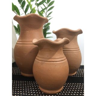 Kit Trio de Vasinhos de Barro - Trio de Jarras - Mini Jarrinhas em Oferta na Shopee