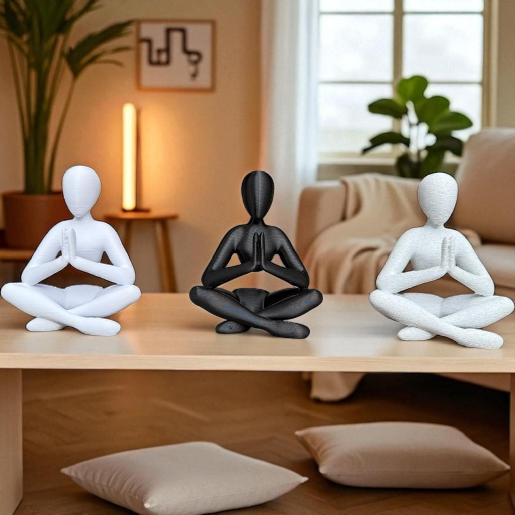 Escultura Decorativa Oração Quarto Sala Escritorio Zen em Oferta na Shopee