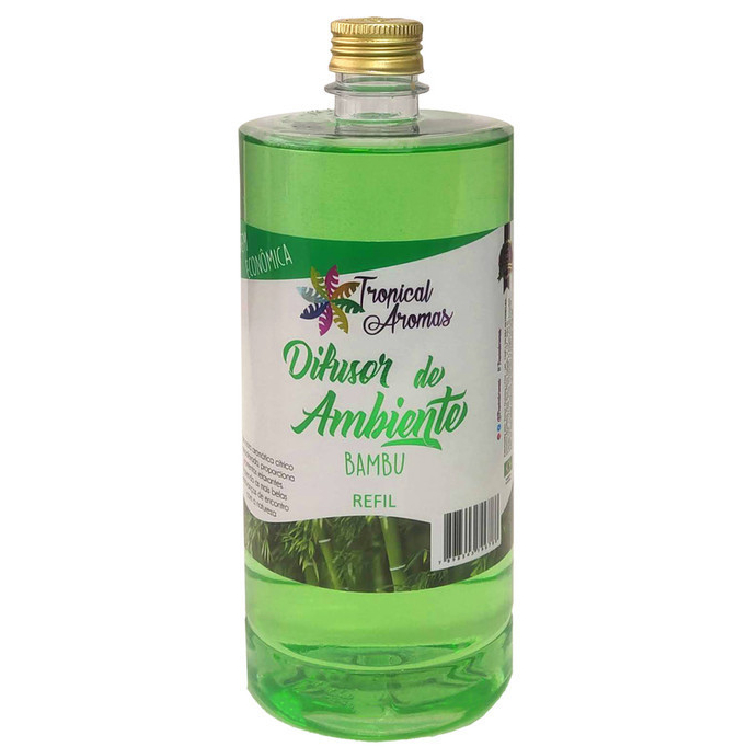 Refil Difusor de Ambiente Aromático Bambu 1L Tropical Aromas