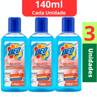 3UN Secante Abrilhantador Deoline 140ml p/ Máquinas de Lavar Louça | Evita Manchas e Potencializa a Secagem em Oferta na Shopee
