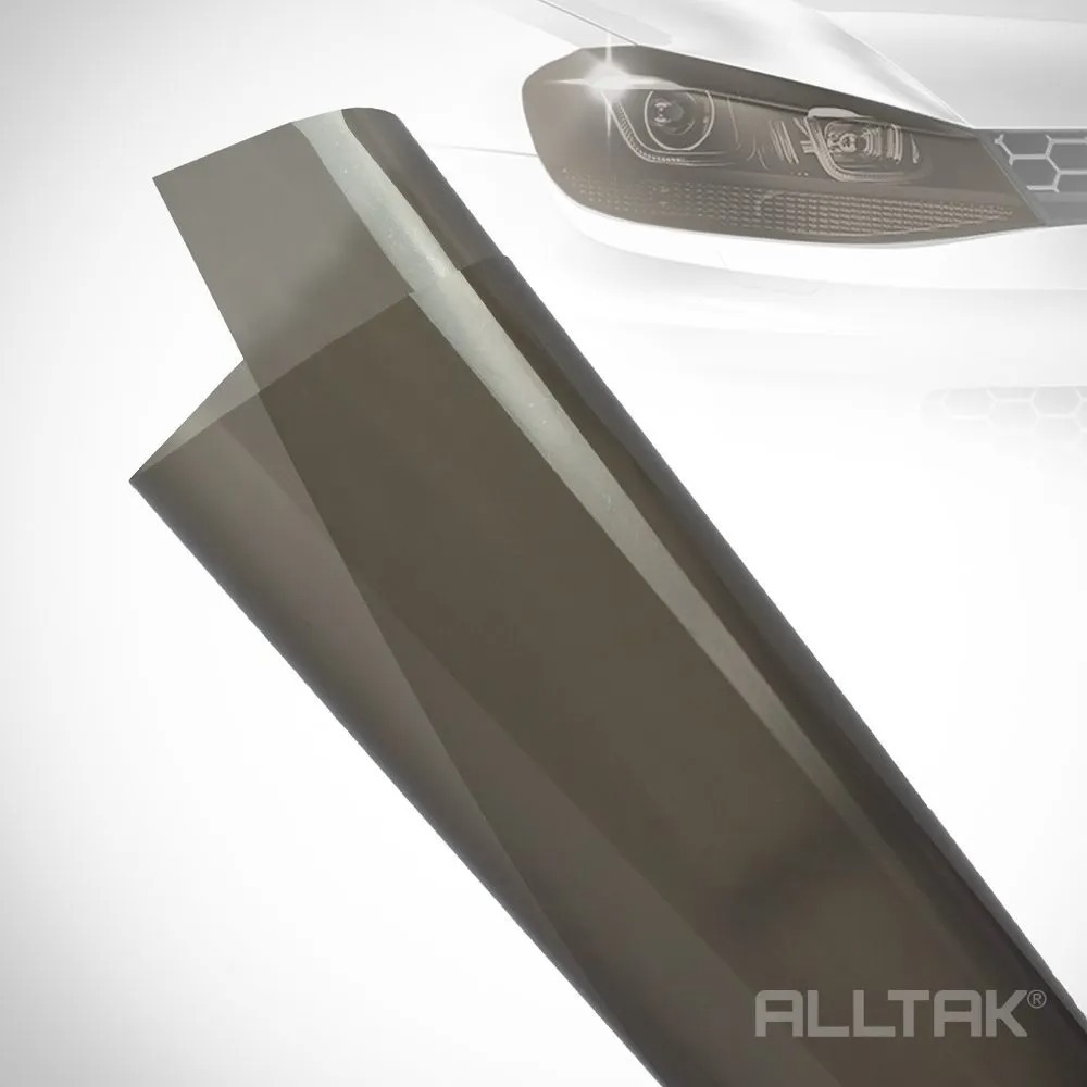 Película Fume Claro Lanterna Vinil Adesivo Alltak 46cm Largurax 50cm Comprimento - Envelopamento Automotivo Moto Veiculo