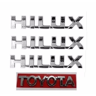 Kit Emblema Toyota Hilux - 4 Peças