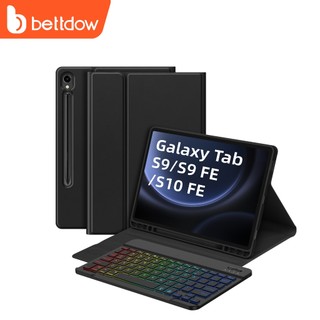 BETTDOW Samsung Tab S9/S9 FE Lite 11 polegadas Teclado Bluetooth + Capa com Slot para Caneta (Tablet Não Incluso)
