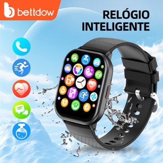 BETTDOW Relógio inteligente  Tela cheia Rastreador de fitness sensível ao toque IP68 À prova d'água Suporta dados GPS do em Oferta na Shopee