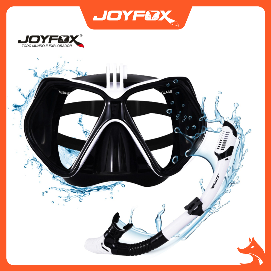 Máscara De Mergulho Antiembaçante E Snorkel Óculos snorkel