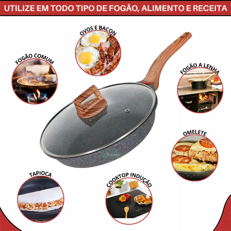 Frigideira com Revestimento de Granito: Onde Comprar | BuscaProdutos