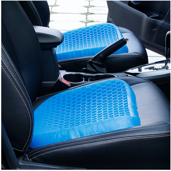 Almofada de Silicone com Gel para Assento | Para Carro e Escritório | Design Confortável e Ergonômico