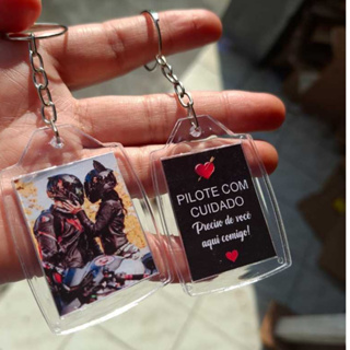 Chaveiro Personalizado Frente e Verso Dirija com Cuidado Presente Casal em Oferta na Shopee