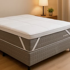 Pillow Top Manta Premium Queen Ultra Macio de Fibra Siliconada Antialérgico BF Colchões