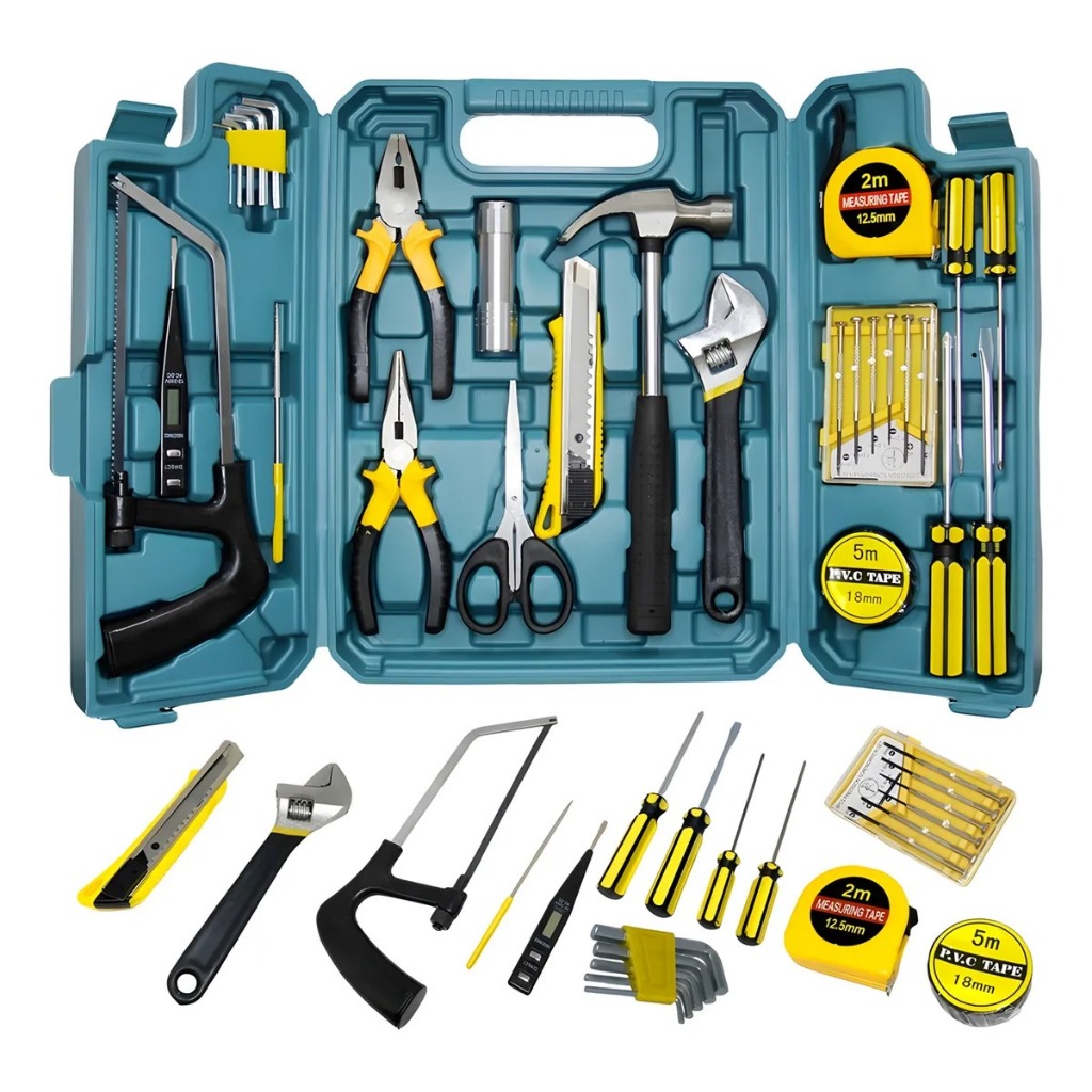 Kit Caixa 27 Ferramentas Embralumi Profissional C/ Maleta