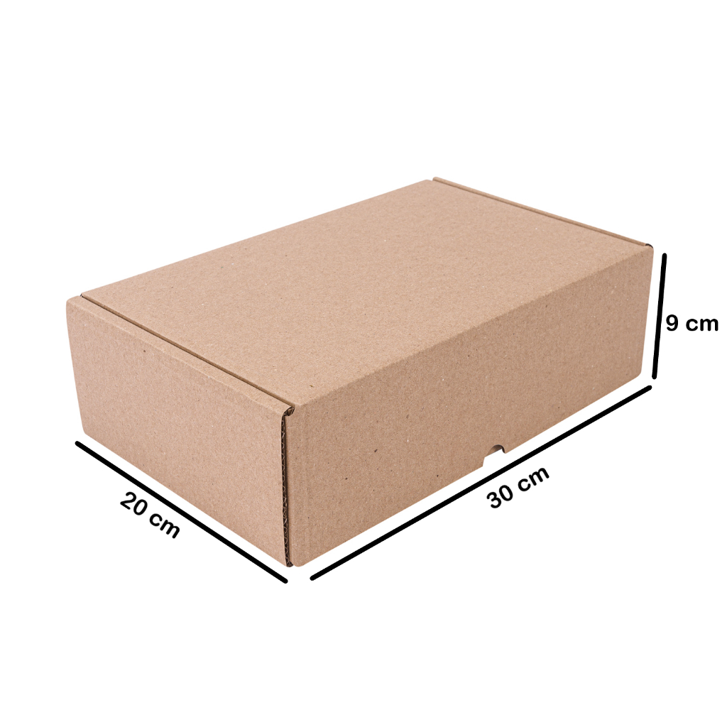 10 Caixas de Papelão 30x20x9cm - Embalagens para Ecommerce, Correios, Shopee, Sedex em Oferta na Shopee