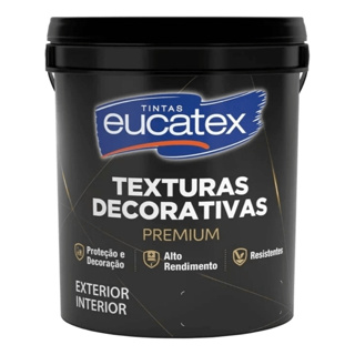 Eucatex Textura Decorativa Externo/interno - Balde em Oferta na Shopee