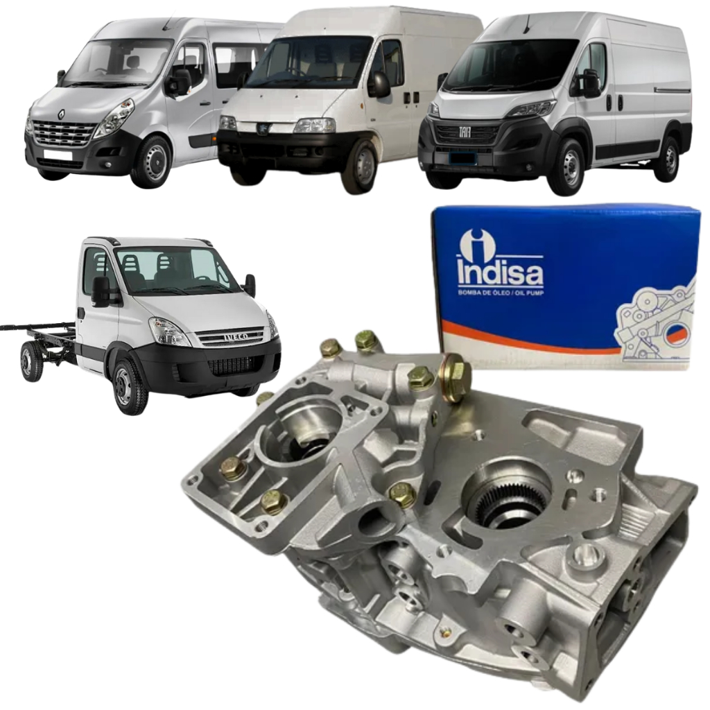 Bomba de Óleo Indisa Para Renault Master Fiat Ducato Peugeot Boxer Citroen Jumper 2.8 8v 2005/2009 em Oferta na Shopee