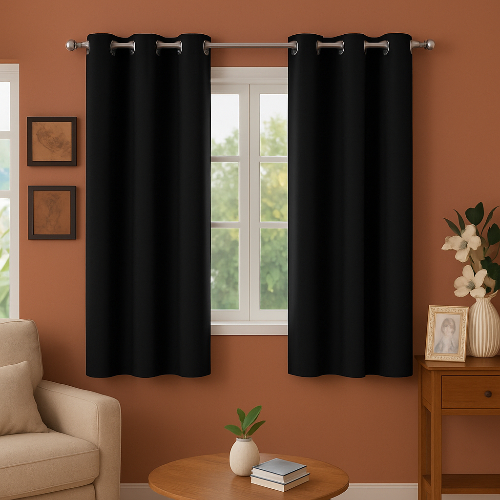 Cortina Blackout PVC 100% Corta Luz 2,80x1,80 Isolamento Térmico, Elegância e Conforto Garantido!
