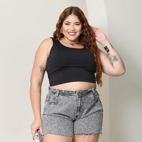 Top Plus Size Reforçado Super Sustentação Feminino Confortável Sem Bojo Alça Larga Tamanhos G GG G1 em Oferta na Shopee