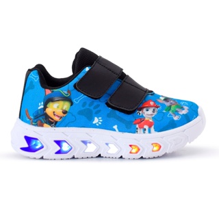 Tênis Masculino Infantil De Led Meninos Patrulha Canina Luzinha Promoção em Oferta na Shopee