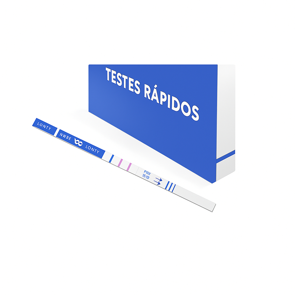 10 Testes de Gravidez/Beta Hcg - Testes Rápidos (5min) - Sensibilidade 25mUi