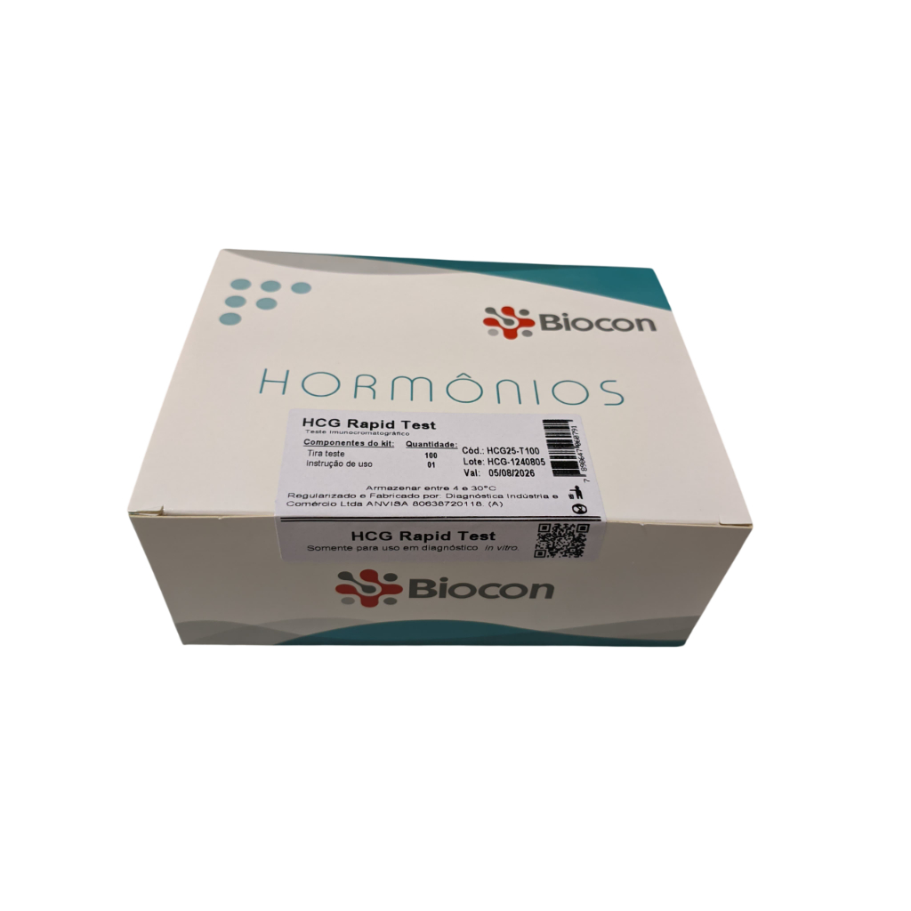 100 Testes de Gravidez/Beta Hcg - Testes Rápidos (5min) - Sensibilidade de 25mUi