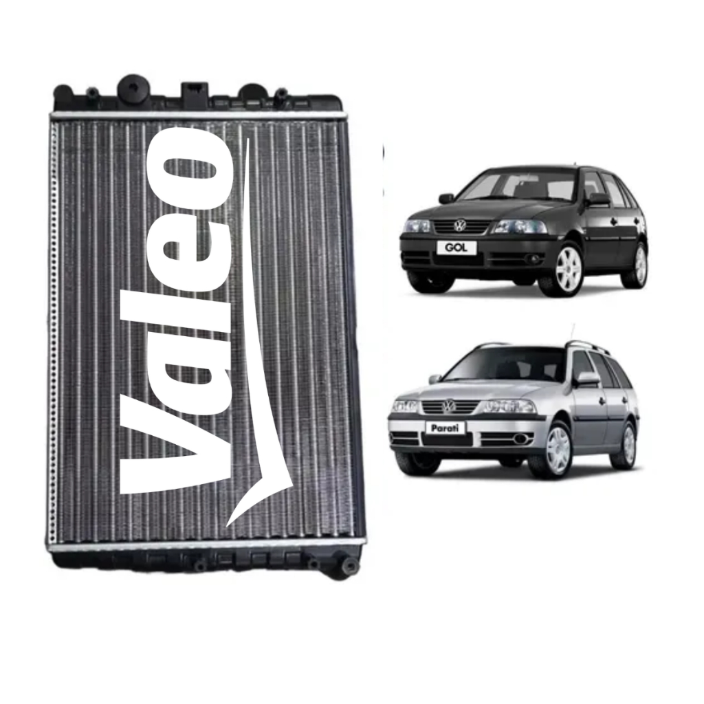 Radiador Valeo Vw Gol e Parati 1.0 1998 a 2008 Motor Sem Ar em Oferta na Shopee