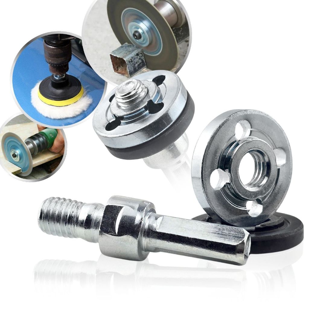 Haste Eixo Suporte Adaptador Universal Disco De Corte Desbaste Rebolo Lixa Furadeira Parafusadeira Furo 16 - 20 - 22mm