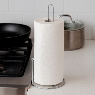 Suporte de Mesa para Papel Toalha em Metal Cromado Organizador de Bancada em Oferta na Shopee