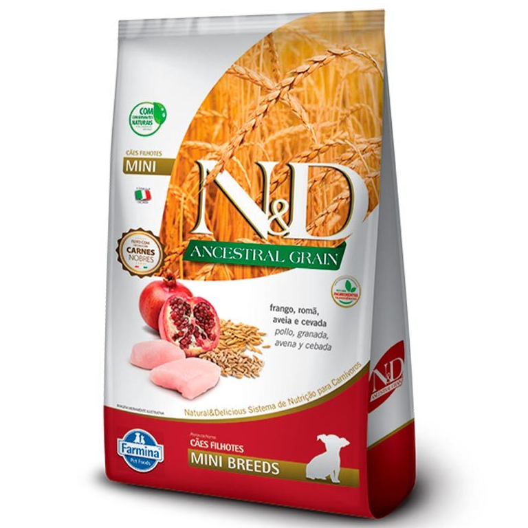 N&d Ancestral Ração Para Cães Filhotes Mini Frango 10,1kg
