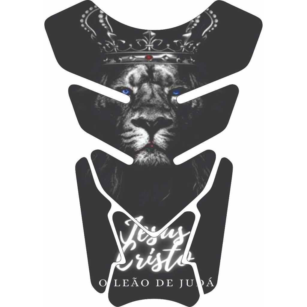 Protetor Para Tanque de Moto Resinado Tankpad Universal Leão/Jesus Vario Modelos 2469 D