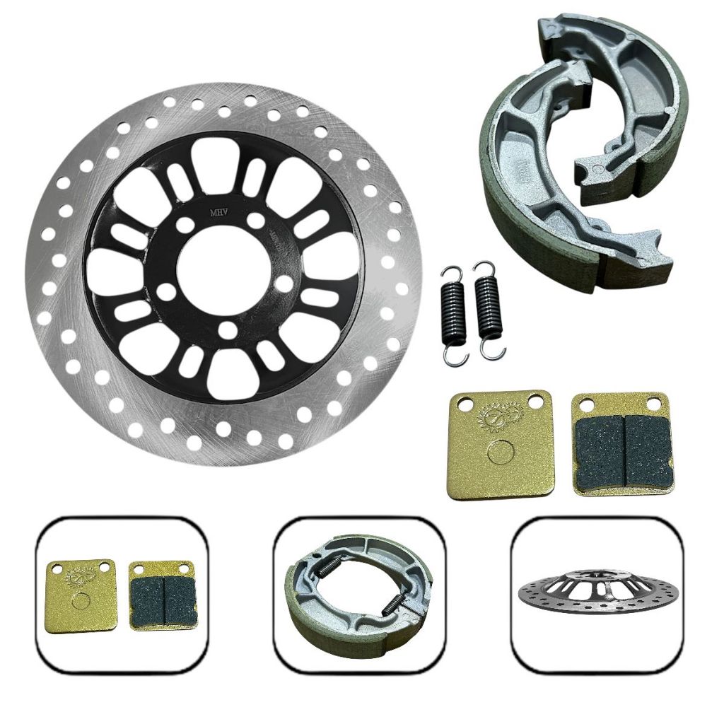 Kit Disco + Patim De Freio + Pastilha Completo Honda Cg 125/150 Titan Es