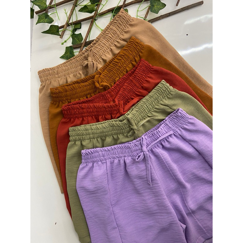 SHORTS INFANTIL E JUVENIL - Combo com 3 shorts Duna e viscose lisos