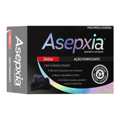 Sabonete Barra Asepxia Antiacne Detox com 80g