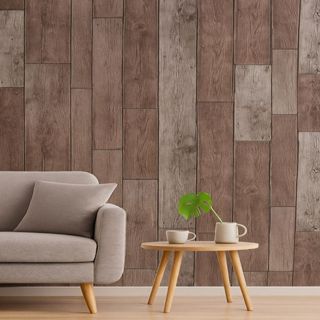 Papel de Parede Decorativo 5 METROS X 45CM Auto Adesivo Colante Para Sala Quarto Amadeirado Madeira em Oferta na Shopee