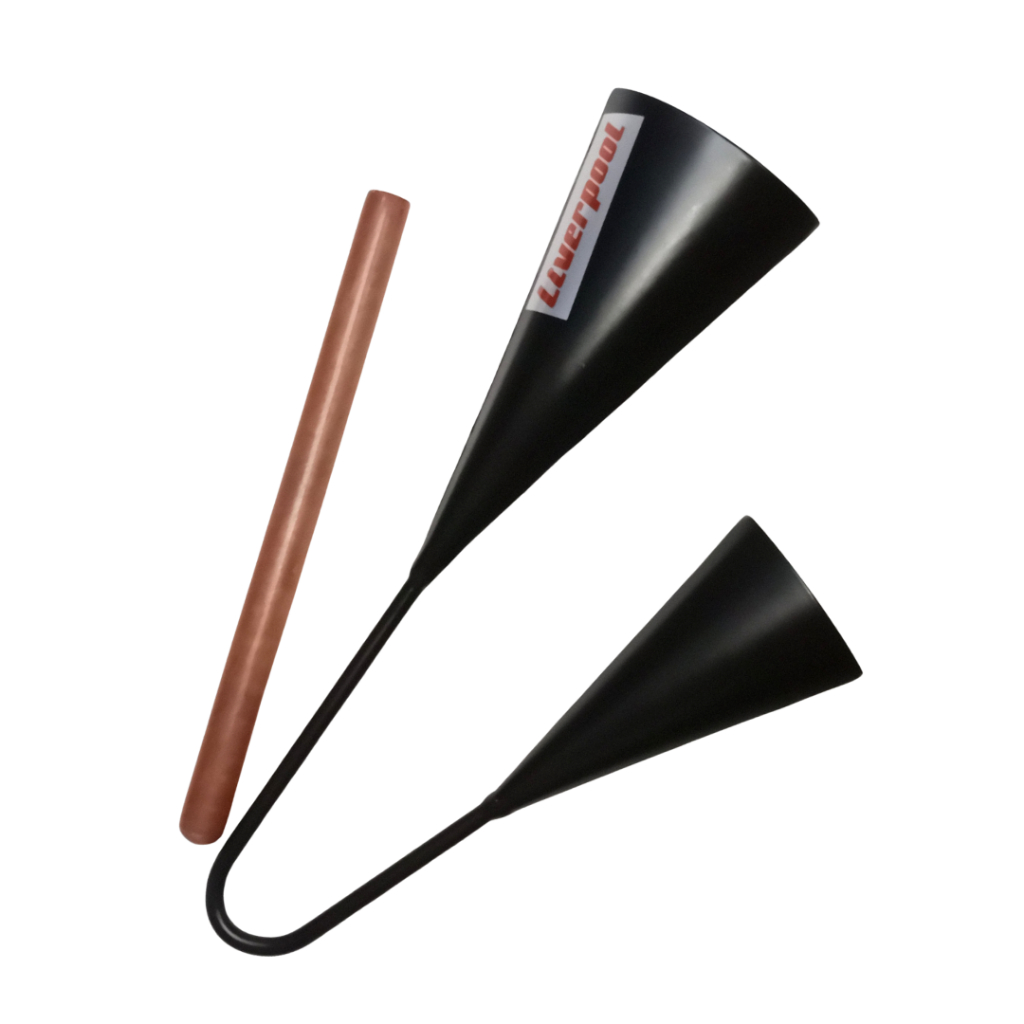 Agogô Duplo Grande Preto Liverpool