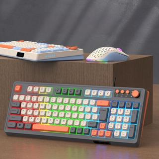 Kit Teclado E Mouse De Gamer Com Fio Para Três combinações de cores Iluminado 98 Teclas em Oferta na Shopee
