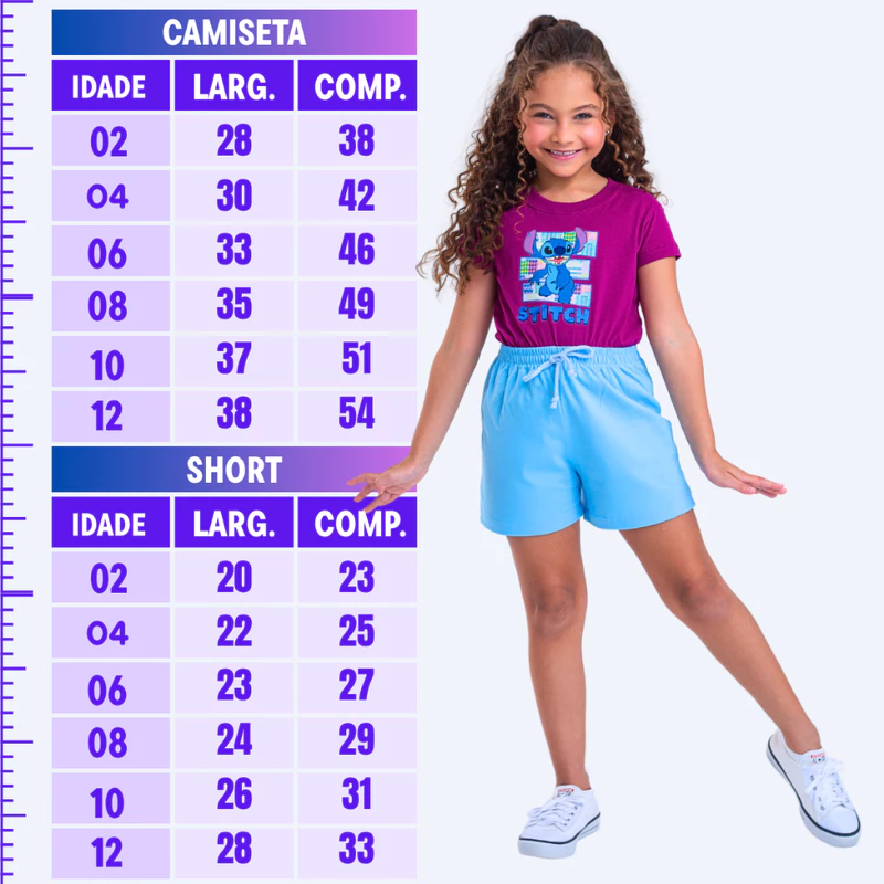Conjunto Infantil Feminino de Verão com 6 Peças para Menina — foto 8