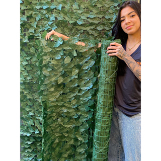 Kit Muros Inglês Jardim Vertical 2x1 Metros Hera Artificial- ENVIO FULL em Oferta na Shopee