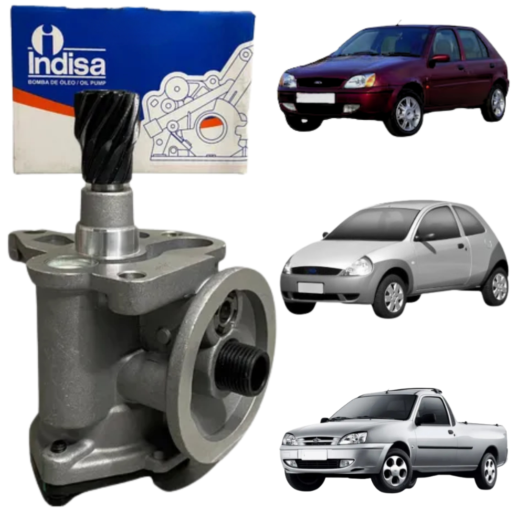 Bomba de Óleo Indisa para Ford Ka Courier Fiesta 1.0 1.3 8v 1996 1997 1998 1999