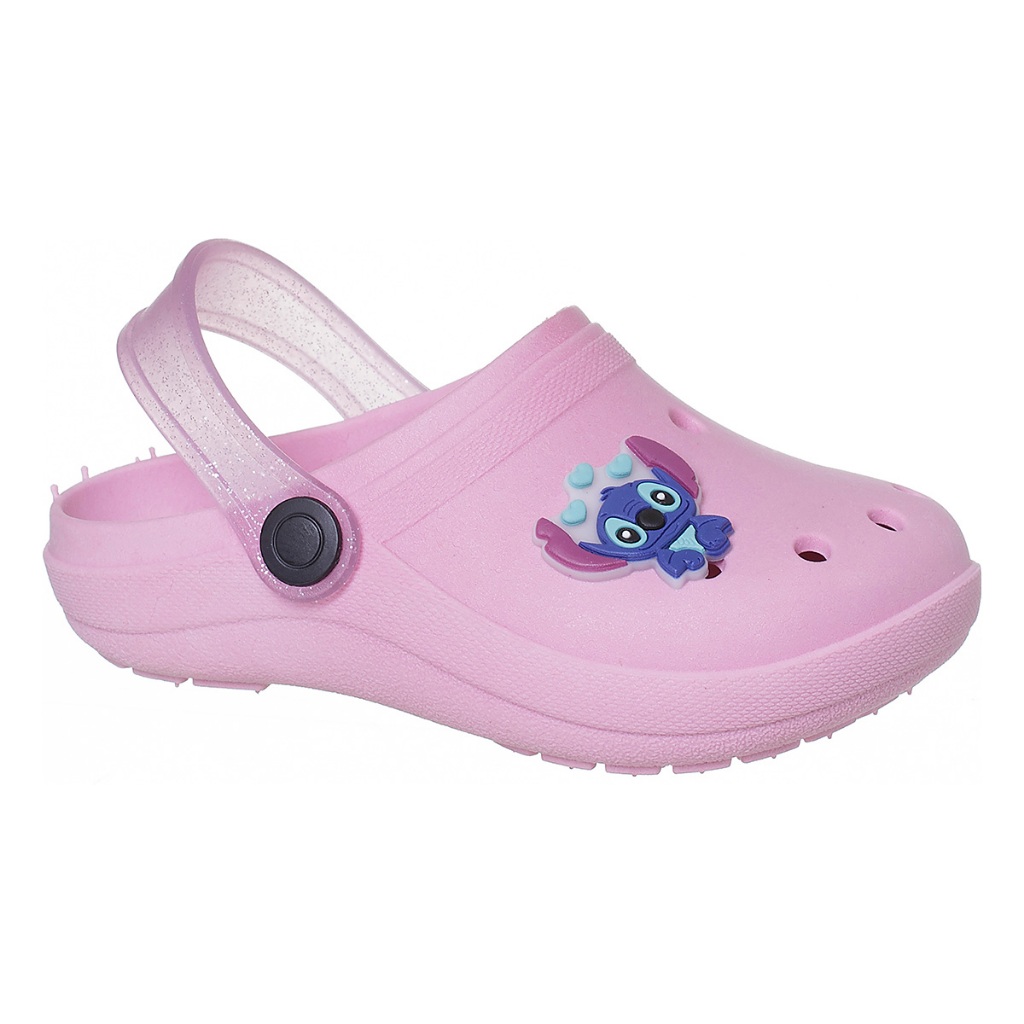 Sandália Babuche Infantil Menina Chinelo Papete Escolar Confortável Leve Macia Personagem Stitch