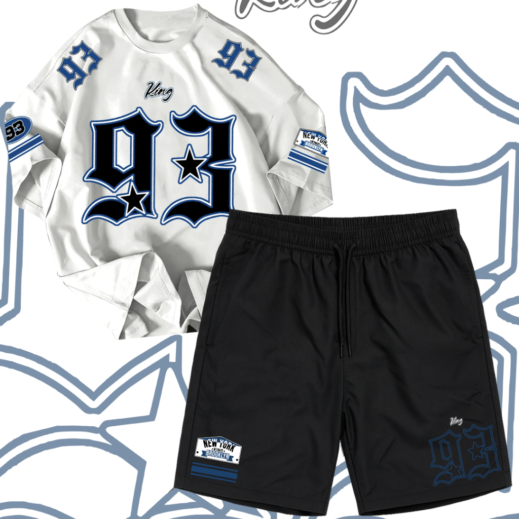 Conjunto Camiseta 30.1 + Bermuda Tactel Streetwar New York King 93