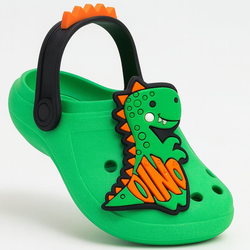 Babuche Infantil Menino Dinossauro Papete Masculina Volta As Aulas