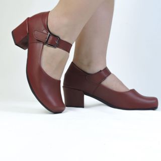 Sapato Social Feminino de Saltinho Cores Lançamento Casual Básico Atemporal Sandália Fechada em Oferta na Shopee