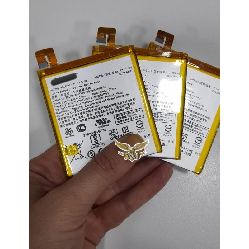 Bateria Asus modelo C11P1606 compatível com Zenfone 3 Laser - ZC551KL